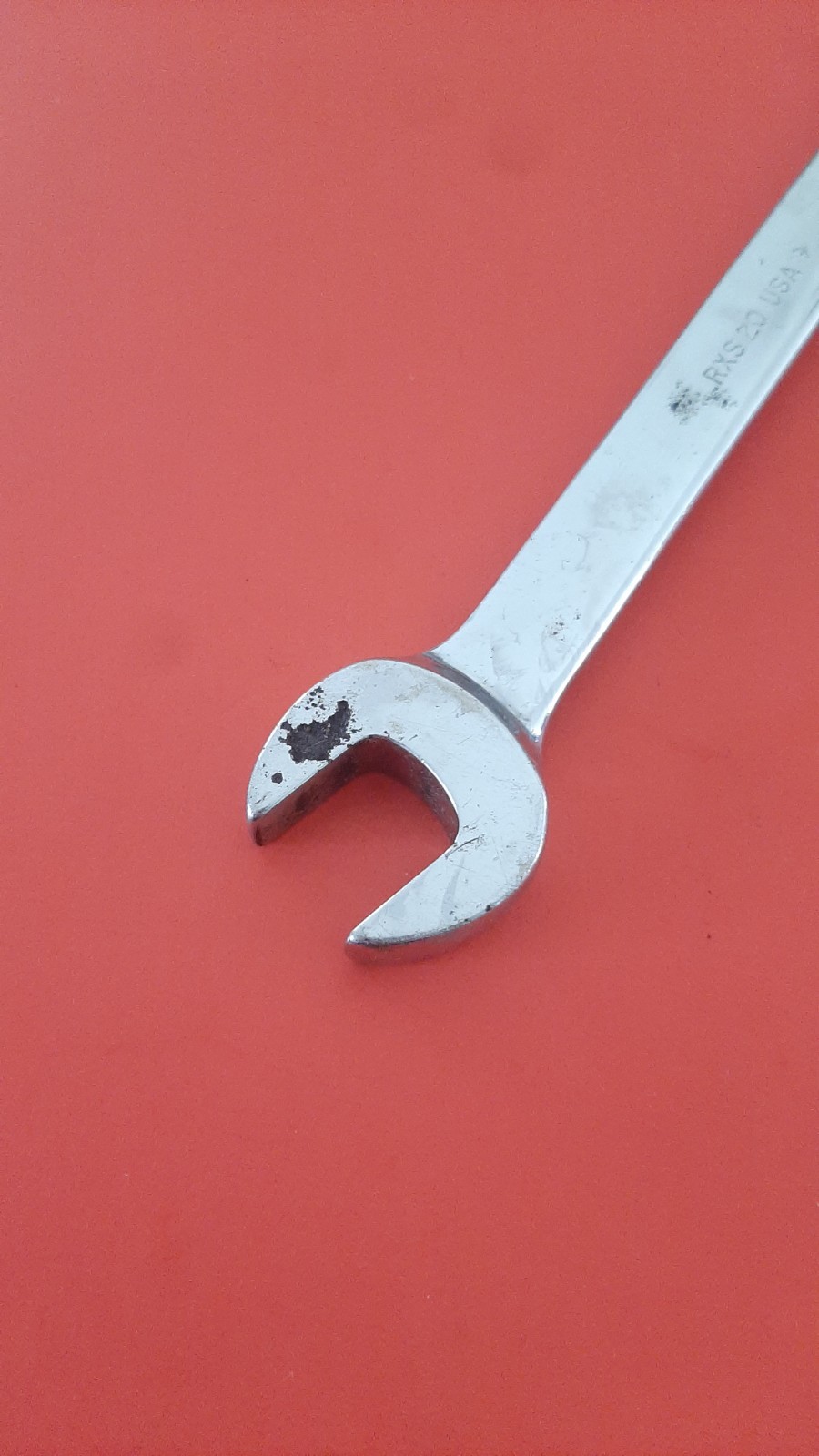 Snap-on Tools USA 5/8″ SAE Chrome Open End Flare Nut Wrench RXS20 6pt Point 602