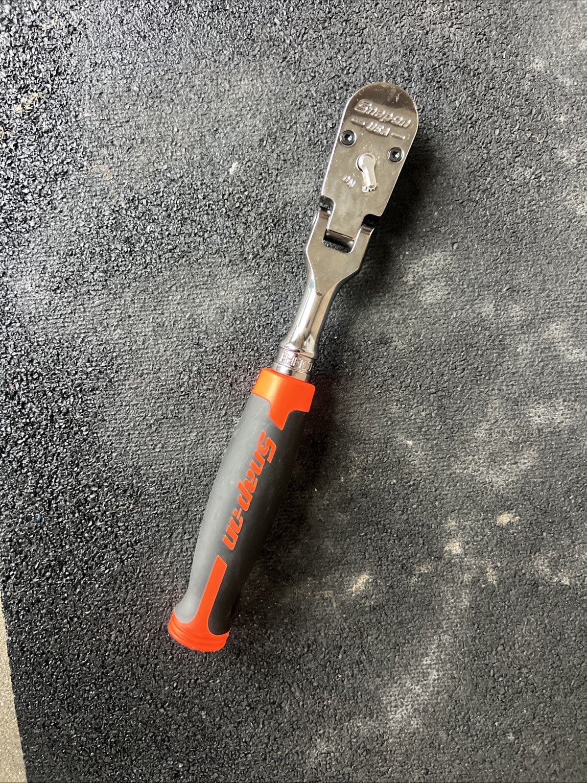 For Snap-on Tools USA ORANGE 3/8″ Drive Cynergy Hard Grip Flex Ratchet FHFD100O