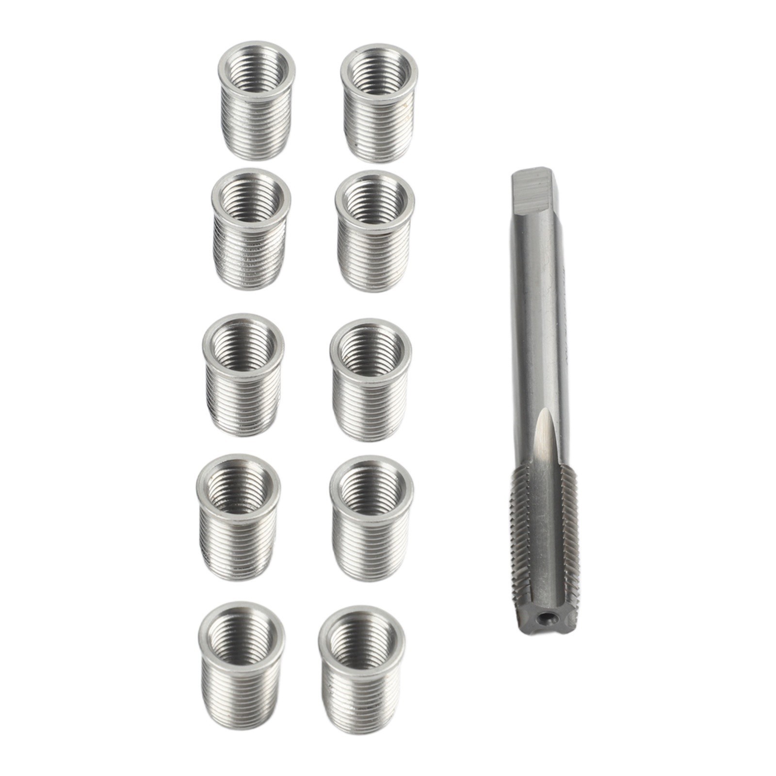 11pcs Thread Hole Repair Kit M10X1.25 Tap for Engine and Generator Spark Repair