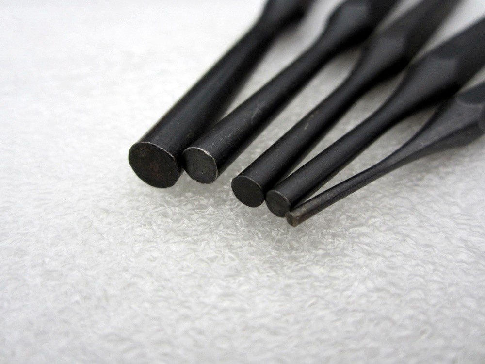 Vintage Craftsman 13pc Punch & Chisel Set Black Oxide WF Made in USA