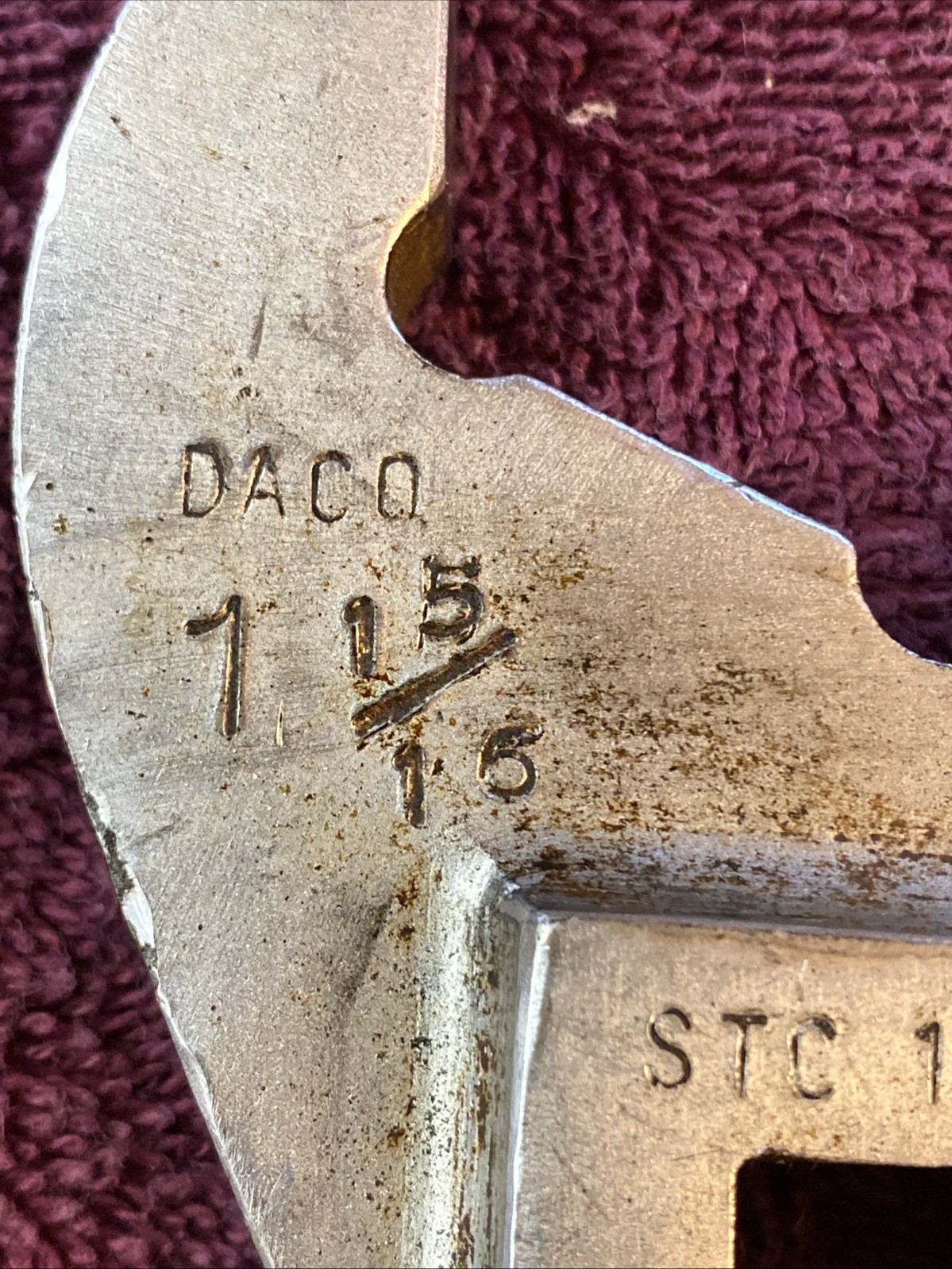 DACO 1-15/16″ Heavy Duty 3/4″Drive Crowfoot Flare Nut Wrench STC 1234-31 Vintage