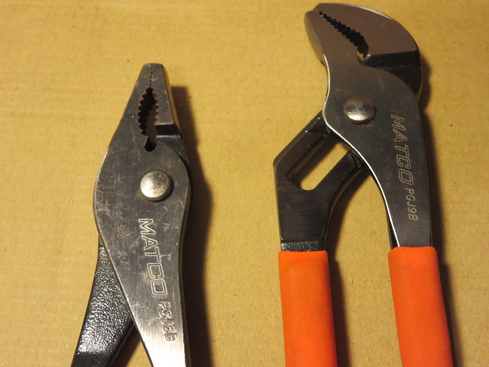 Matco SPU4M 4Pc. universal Pliers Set Orange Used
