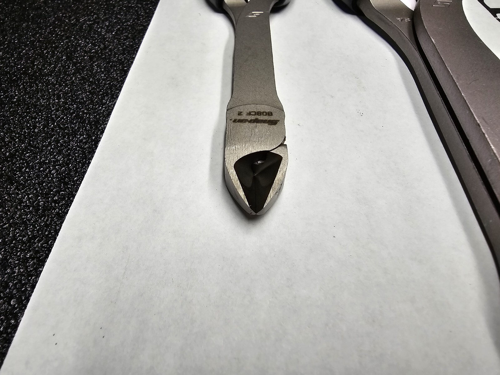 Snap-on Tools USA NEW 7″ Long Mini & 11″ Heavy-Duty Diagonal Cutters 808CF 312CF