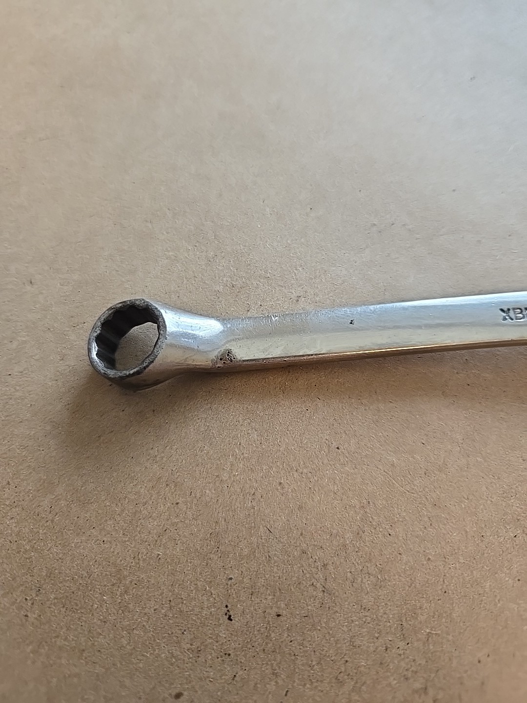Snap On 12MM-14MM 12PT Metric Chrome Offset Box End Wrench USA XBM1214