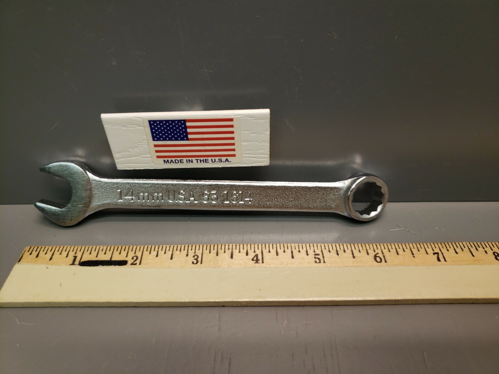 Combination Wrench EASCO 14mm Made in USA 63 1614 For Mechanics & Craftsman