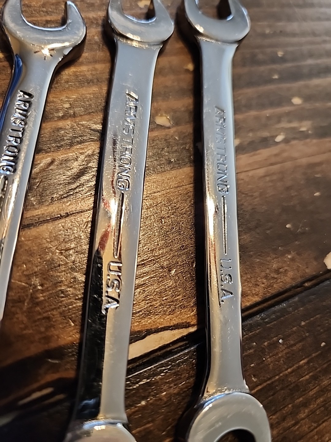 💥USA Lifetime Warranty Armstrong Tools 4pc Metric Double Open End Wrench Set