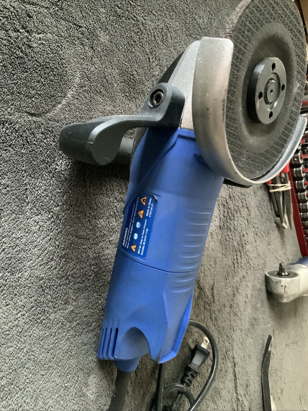 Blue Point 4.5” Angle Grinder….etb415….used…works Fine…..