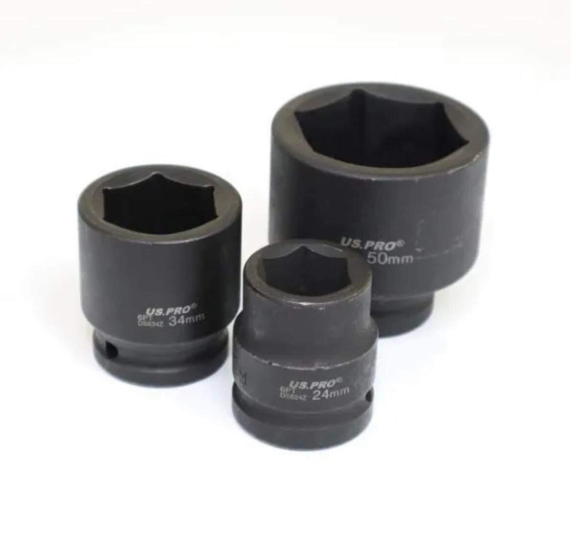 US PRO 3/4″Inch DRIVE IMPACT Socket 17mm – 60mm HGV Long Reach Impact Socket
