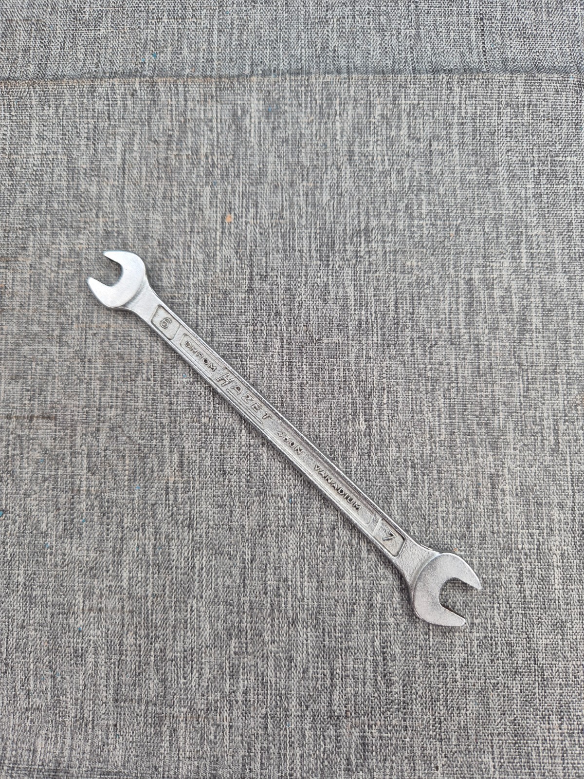 HAZET No. 450N Open End Wrench 6x7mm Open End Wrench Spanner Professional Tool Germany