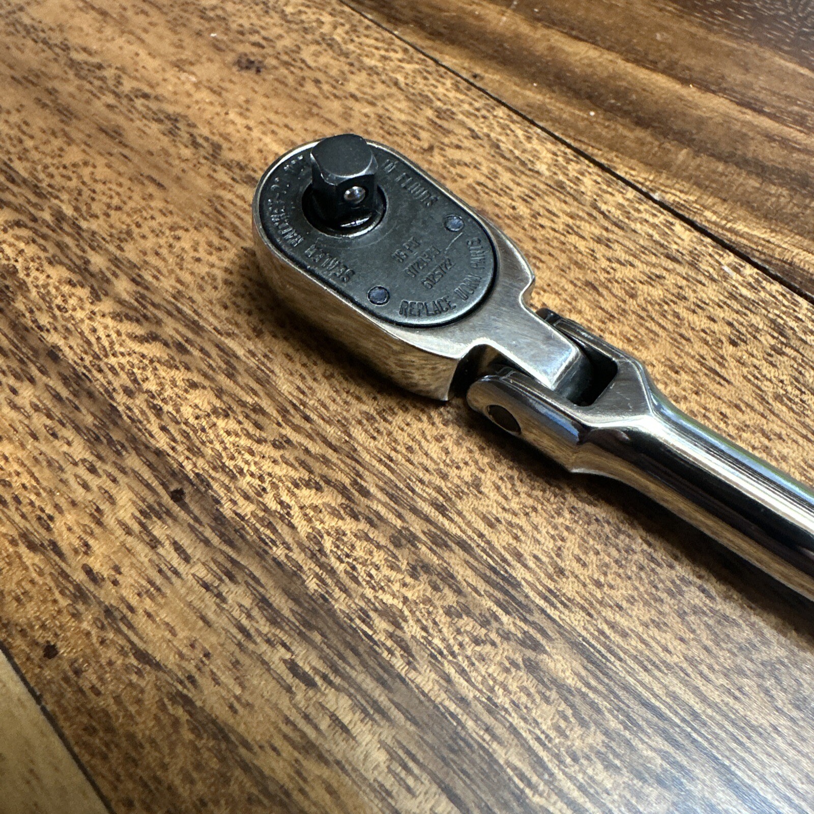 NEW Snap On 1/4″ THLLF72 X-Long ORANGE Soft Grip Flex Head Ratchet FREE PRIORITY