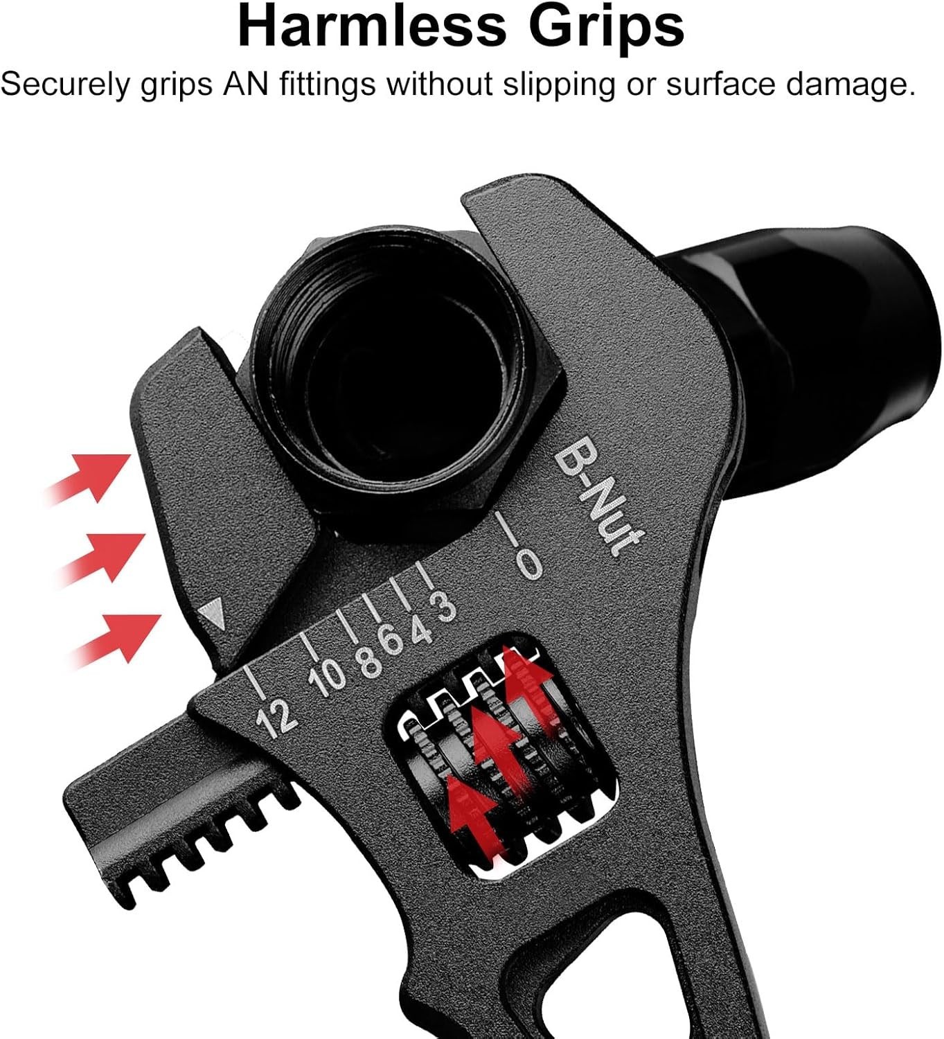 Adjustable Wrench Spanner Tool for Hose End Fitting 3AN 4AN 6AN 8AN 10AN-12AN
