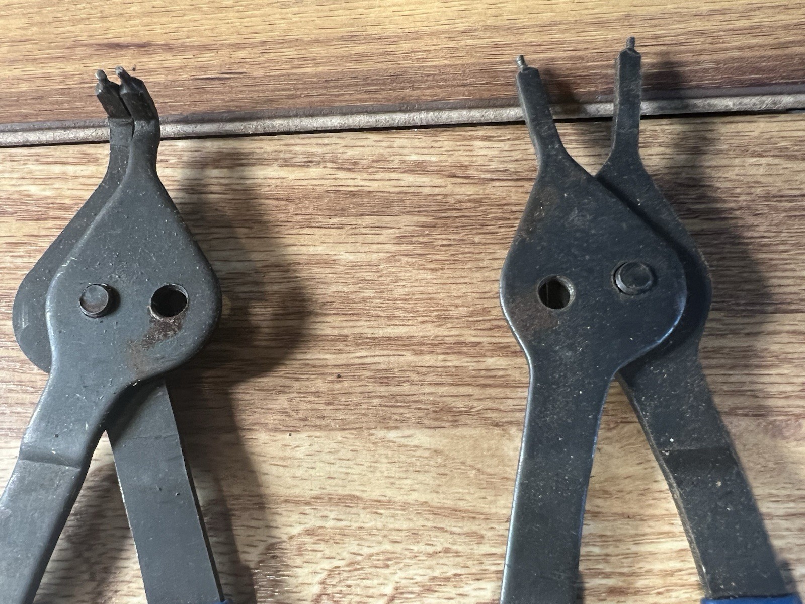 Vintage Continental Tools 4 Pieces Snap Ring Pliers Blue SRP-4 In Pouch
