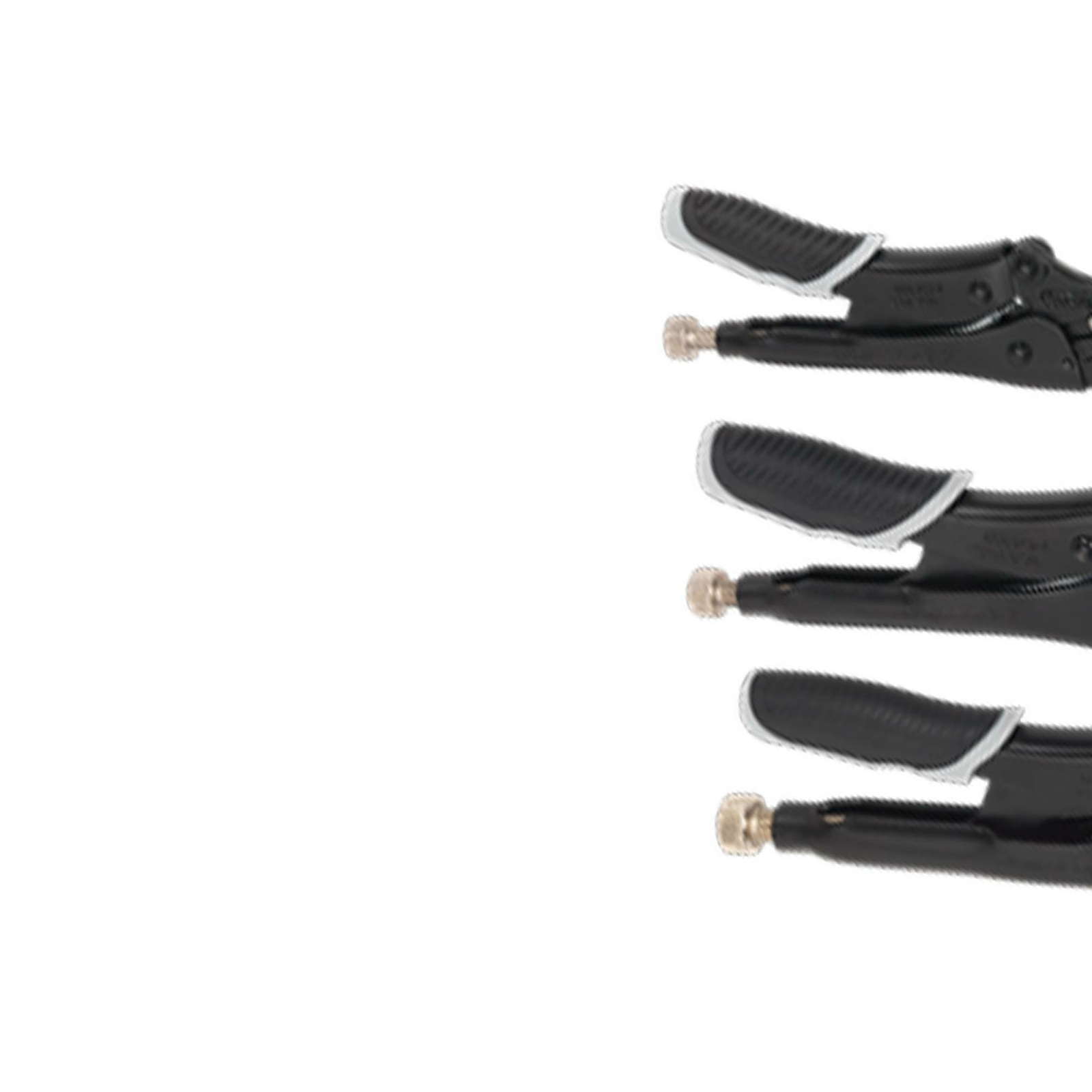 Sealey AK6863B Premier Black Locking Pliers Set of 3 PC Traditional Style