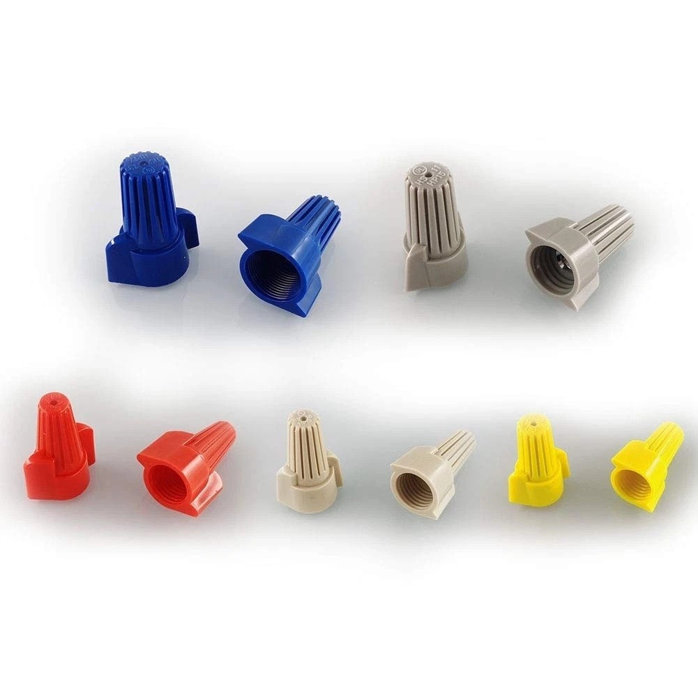 50 Pieces Spiral Terminal Nut Connectors Wire Electrical Connection Set