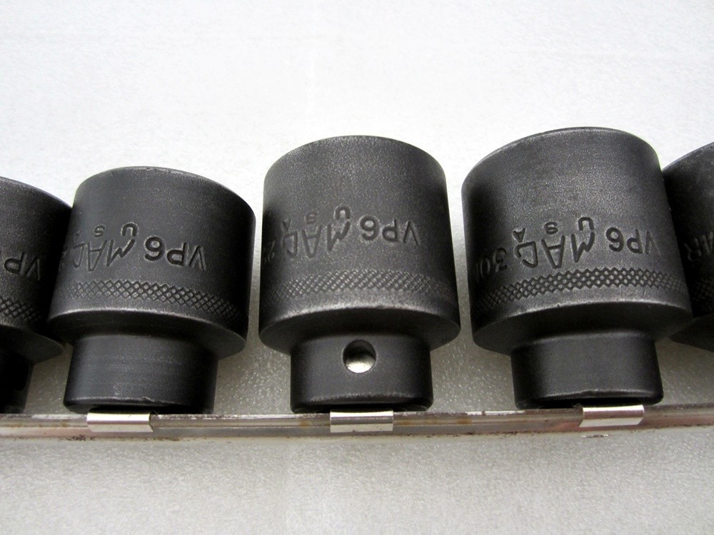 MAC Tools 1/2″ Drive 9pc Metric 6pt Large Impact Socket Set 23mm – 46mm VP6 USA