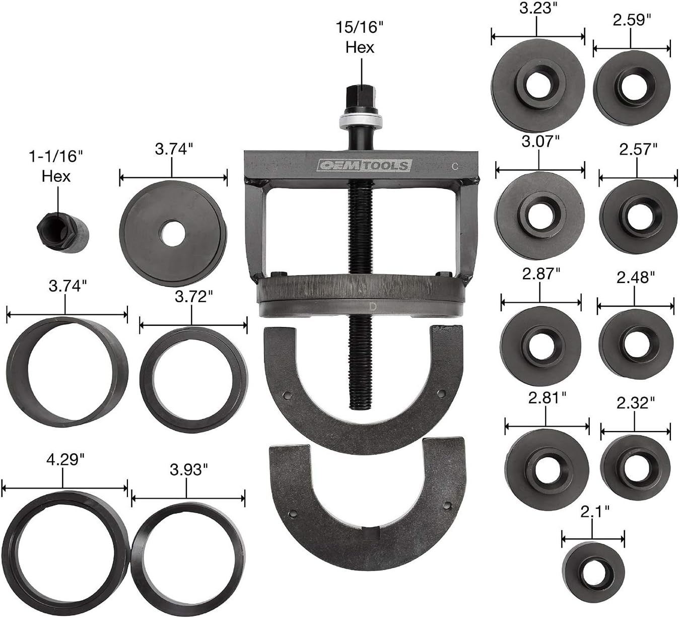 Precision Wheel Bearing Removal Tool Kit – Ideal for All-Wheel Drive Systems