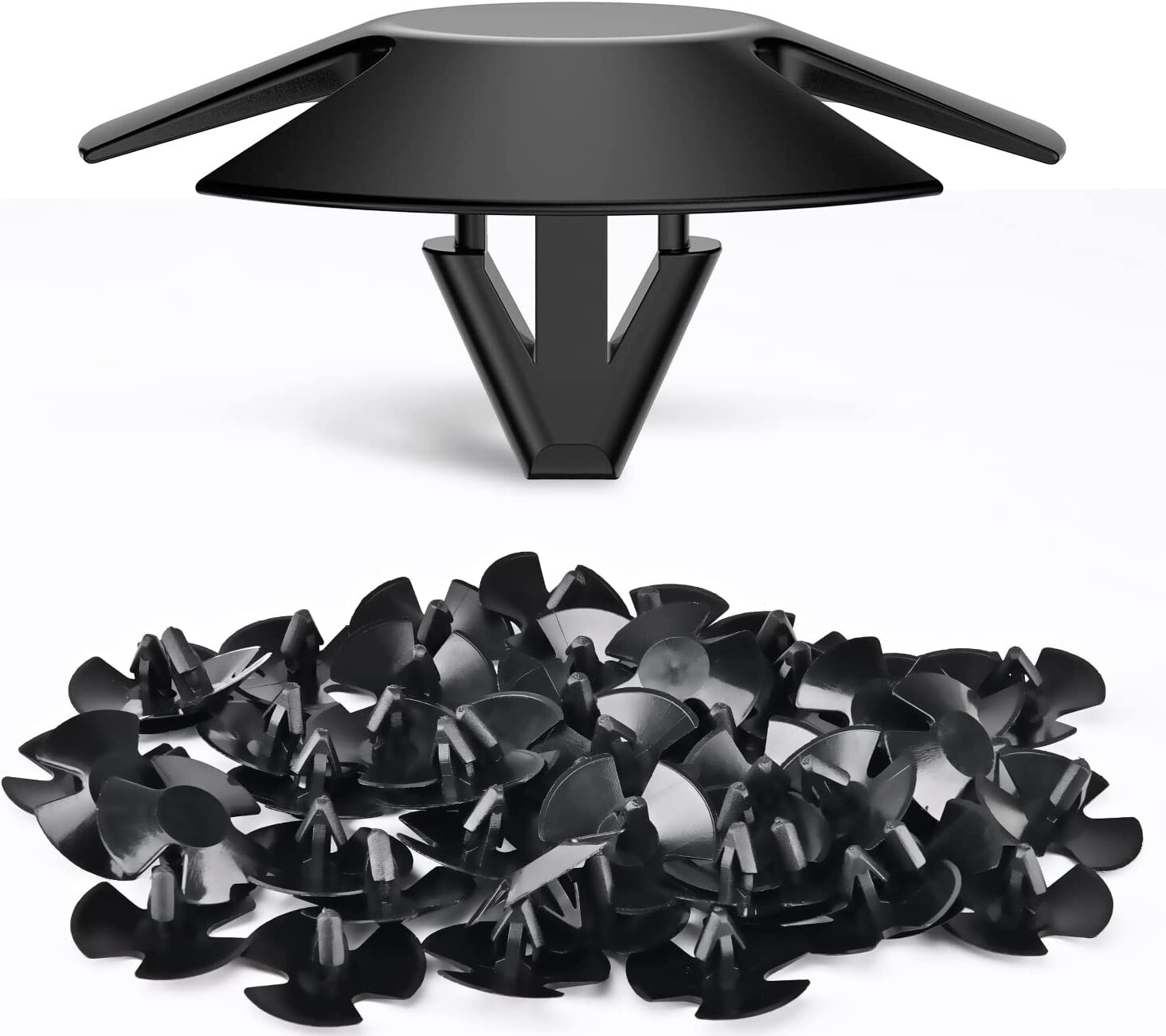 Nilight 50Pcs 8.7mm Hole Hood Insulation Push-Type Retainer Clips