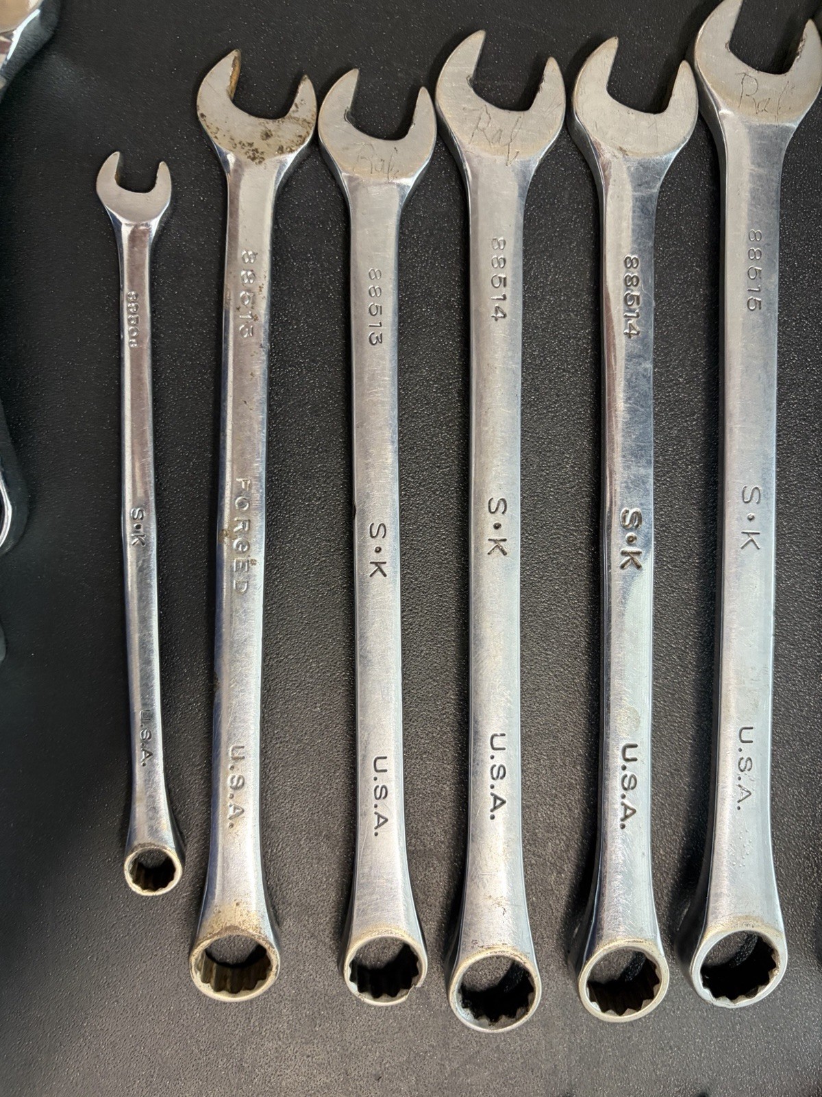 SK Tools Polished Wrench Lot Of 41