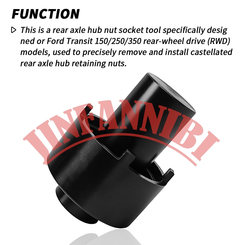 Rear Axle Hub Nut Socket Tool For Ford Transit 150 250 350 2015-2025 #205-1007
