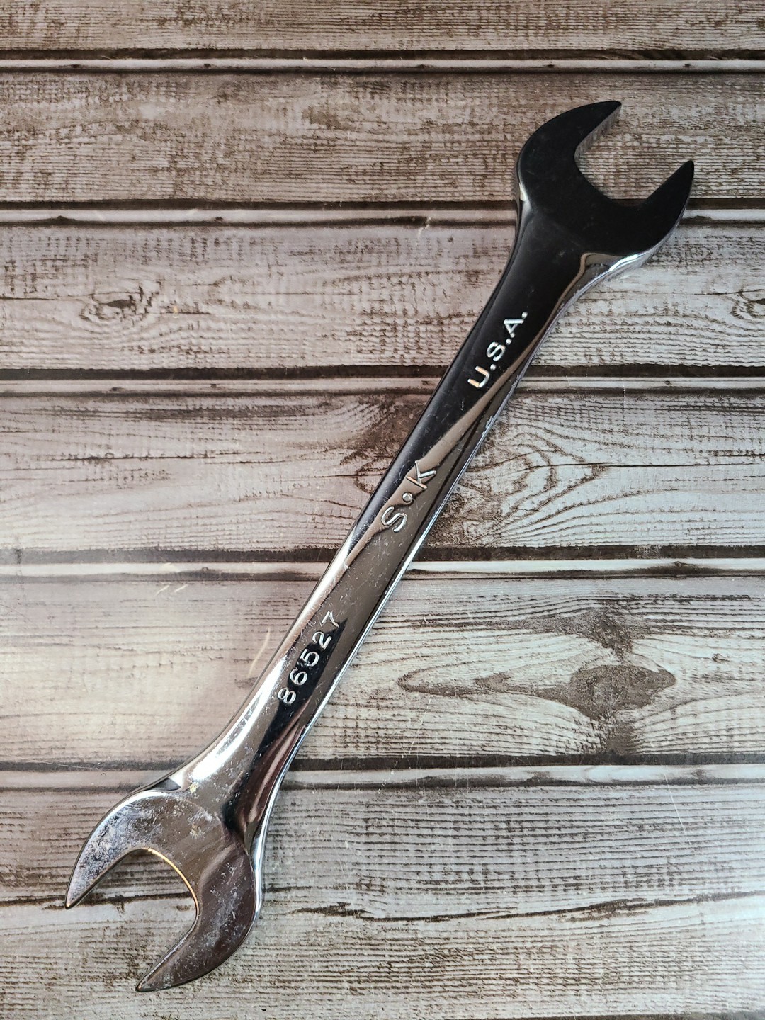 SK Tools 27mm x 30mm Double Open Ended Wrench 86527 – Made In USA