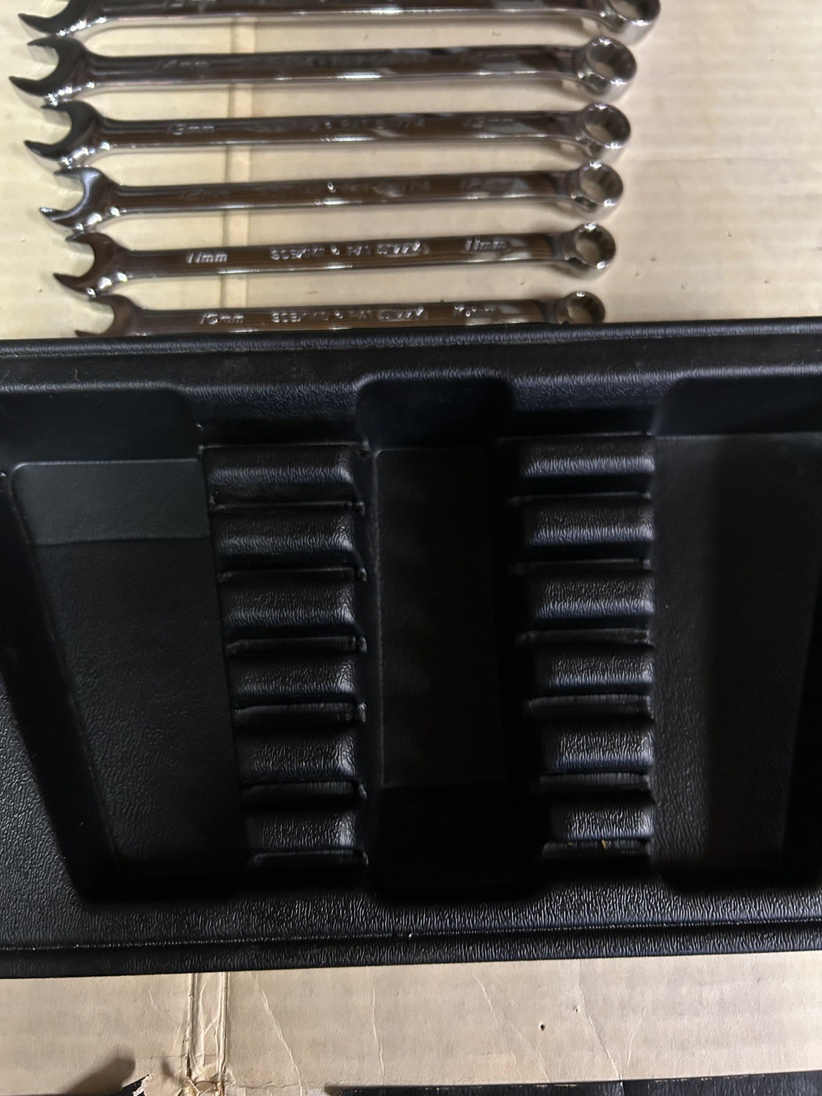 Snap on 7 Pc metric Flank Drive Plus Wrench Set 10-17mm