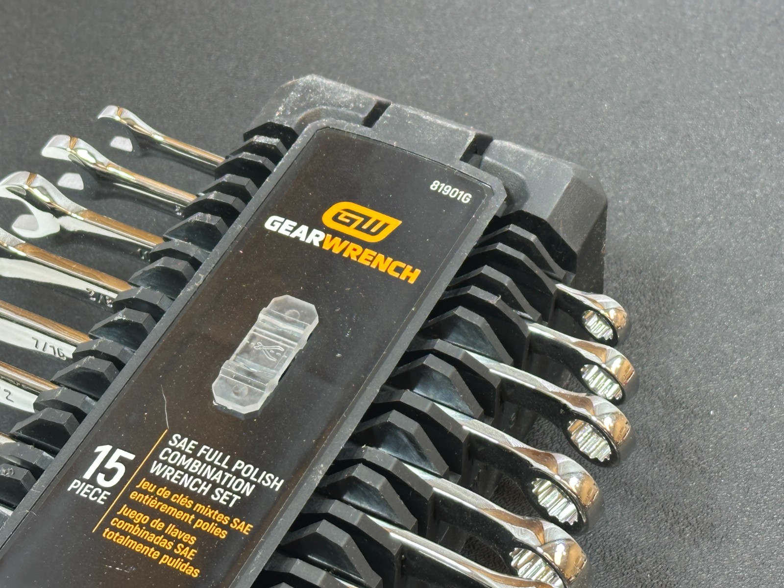 NEW GearWrench Tools 15pc SAE 1/4″-1-1/6” Full Polish NON RATCHETING Wrench Set