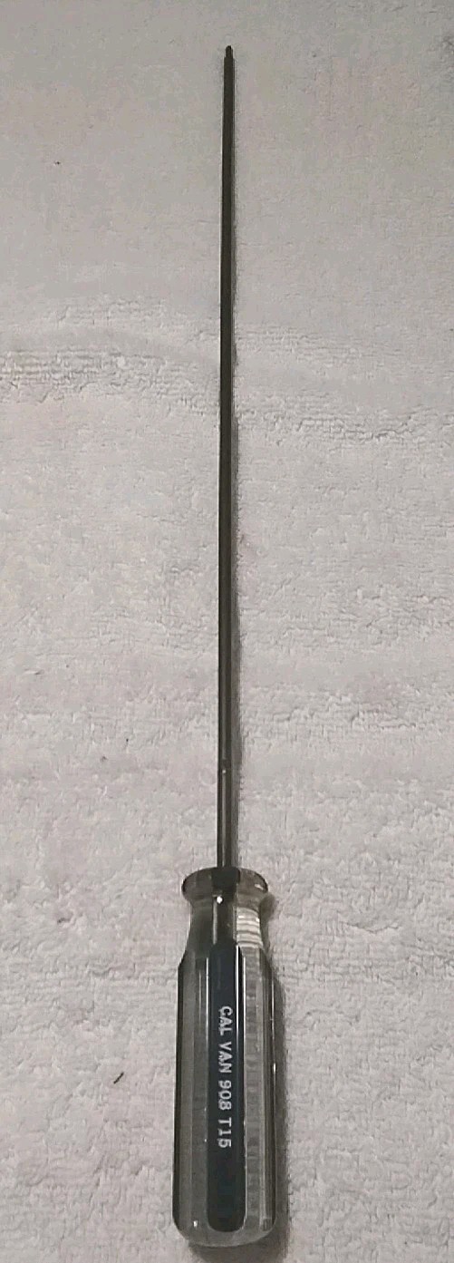 CAL-VAN TOOLS 908 20″ TORX T-15 SCREWDRIVER HANDLE USA 🇺🇸