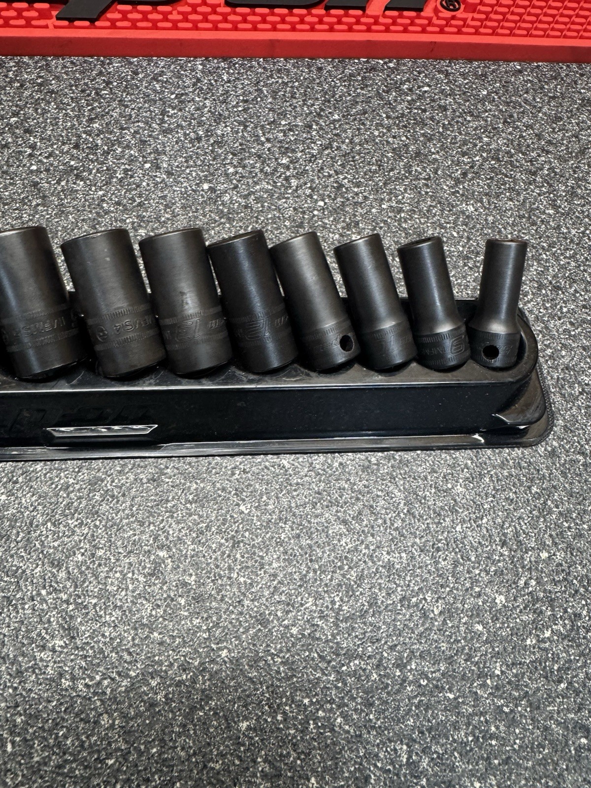 Snap On 12pc 3/8″ 6pt Flank Drive® Semi Deep Impact Socket Set 8-19mm 212IMFMSYA