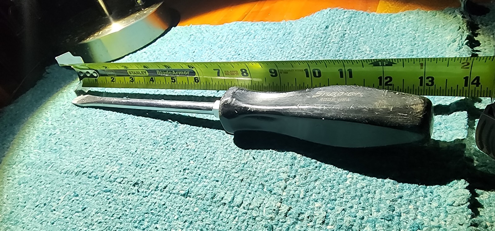 Snap On USA SDD8 3/8″ Blade 8-Inch Shank Screwdriver! 13-1/4″ OAL! Reground Tip!