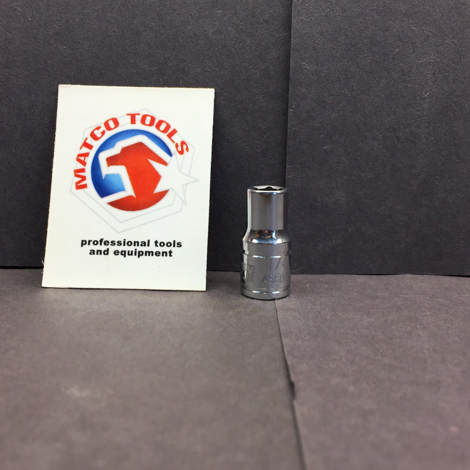 Matco Silver Eagle Tools ASE86 1/4″ SAE Shallow Socket 1/4″ Drive 6 Point