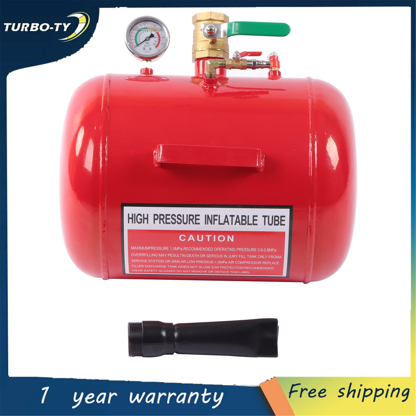 Heavy Duty Air Tire Bead Seater Blaster Seating Tool 145 psi 7.5 Gallon