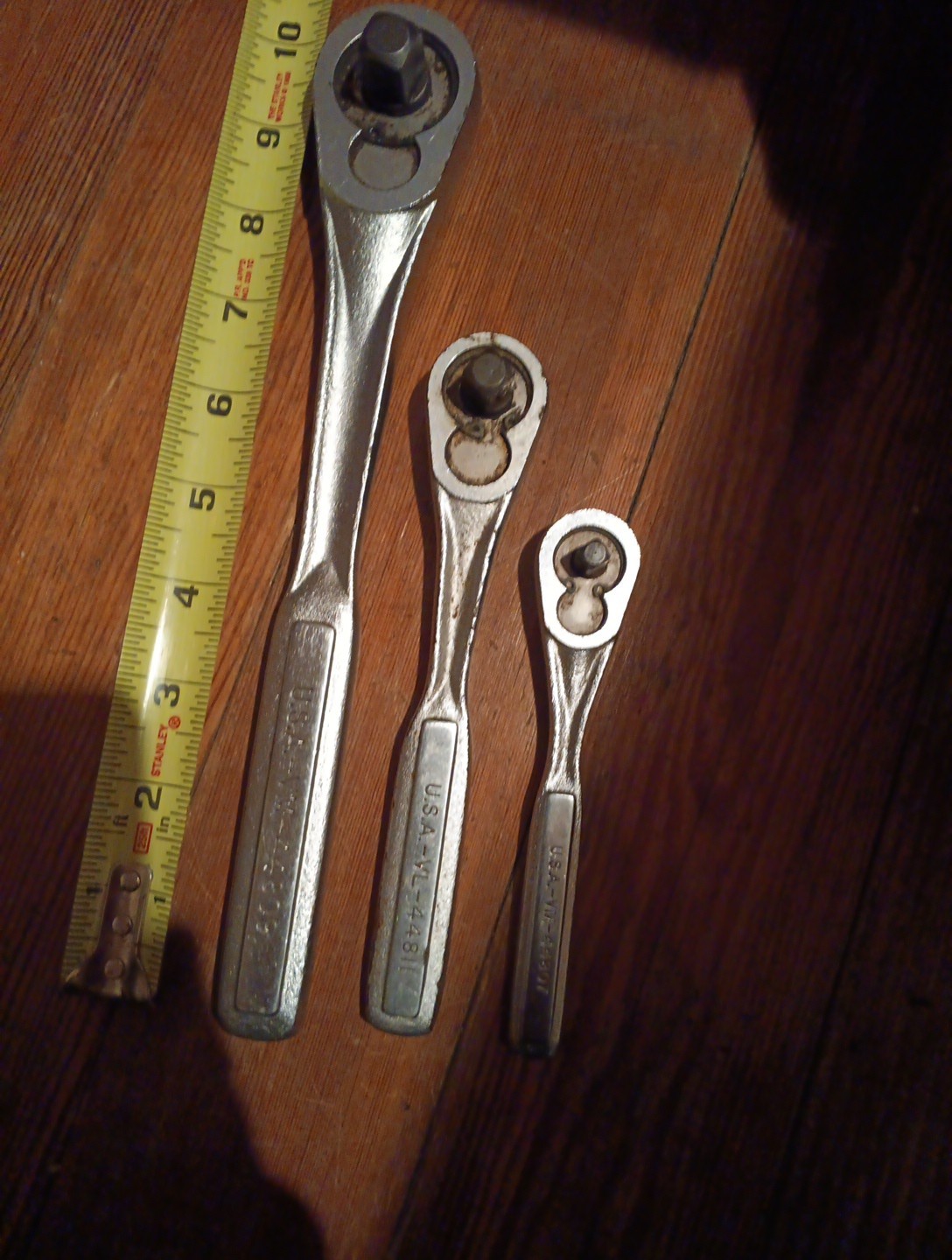VTG 3 Craftsman 1/2»3/8″1/4″ Drive Quick Release Ratchets VM-44809 USA 44811Vl