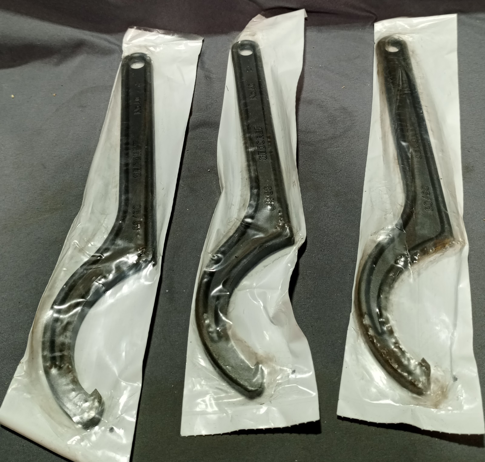Lot Of 3 Gedore 40 80-90 Wrench