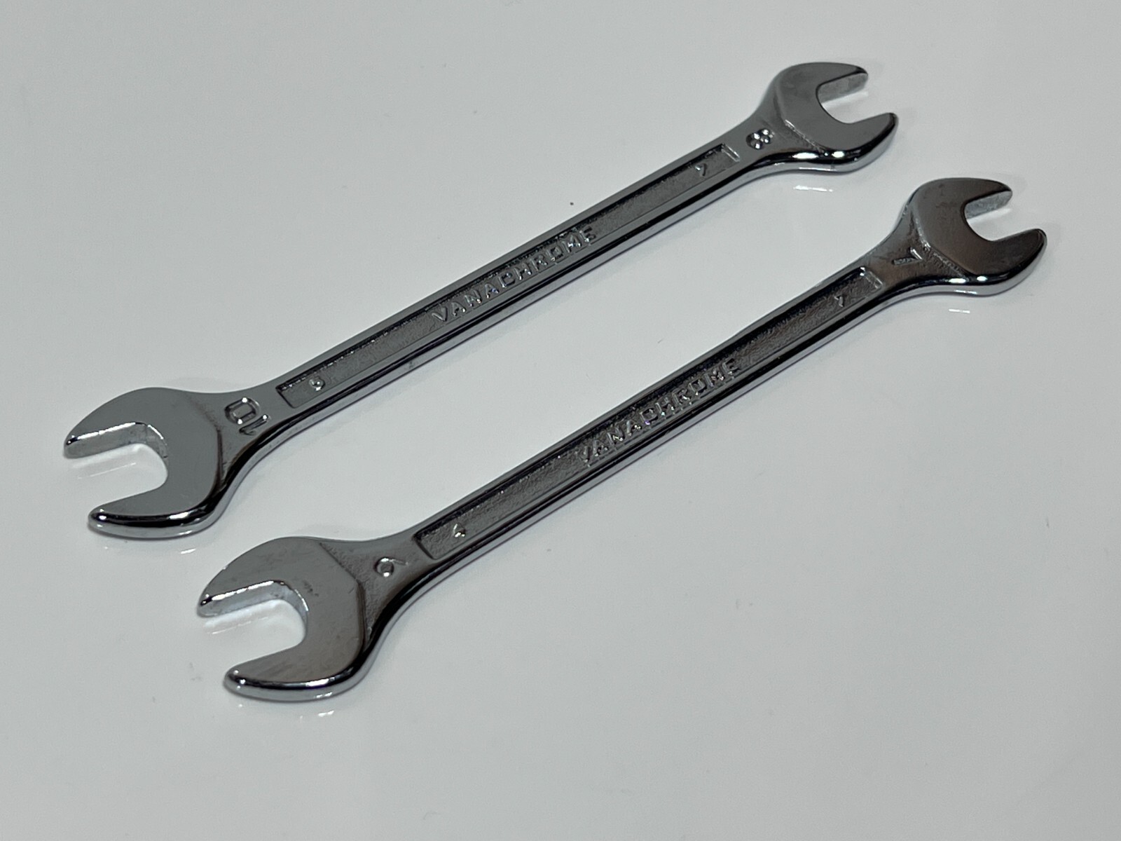 FACOM Tools (Made in France) 2pc No. 4 Metric Open-End Wrench Set – 7mm to 10mm