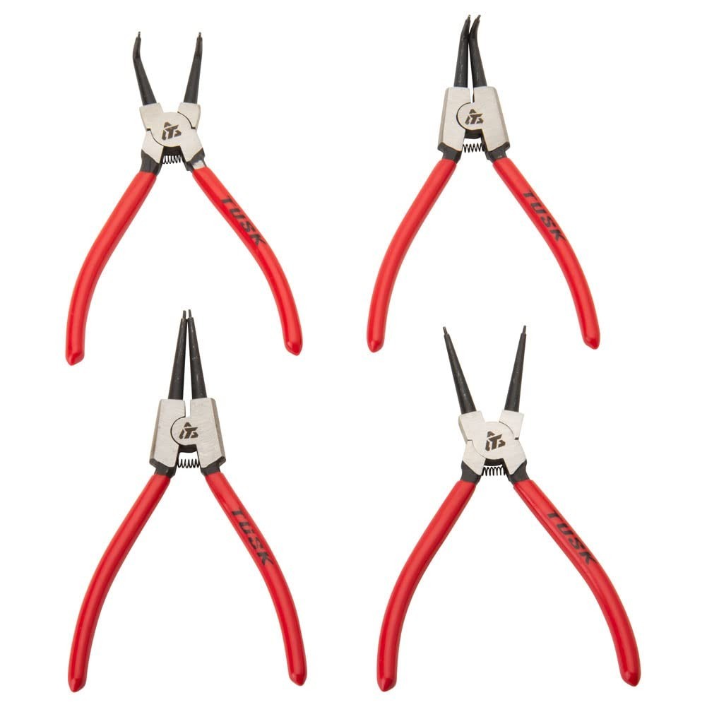 Tusk BGCP4PCS Heavy Duty Snap Ring Circlip Plier Set