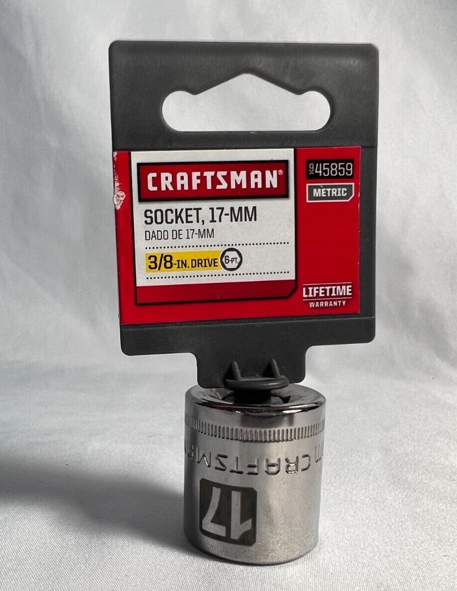 NEW Craftsman Socket 3/8 & 1/2″ Drives 6 &12 pt Choose Size Metric / SAE
