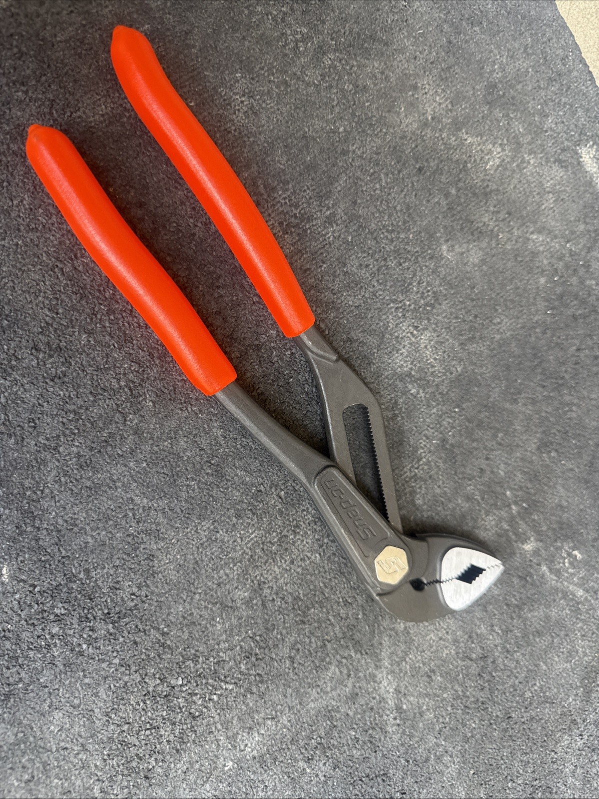 For Snap-on Tools 10” Adjustable ORANGE Soft Grip Water Pump Pliers AWPBX10O
