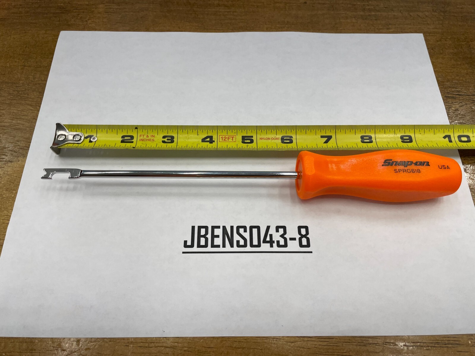 Snap-on Tools USA NEW ORANGE 5/16″ Blade Width Push-Pull Spring Tool SPRG618O