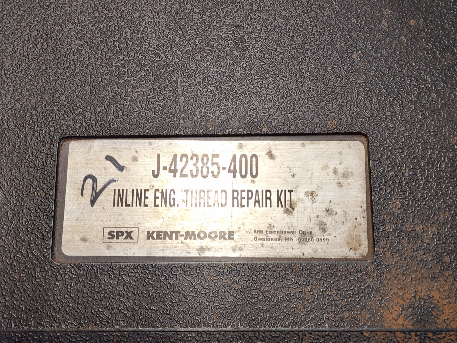 Kent Moore J-42385-400 Inline Engine Thread Repair Kit Time-Sert GM SPX Tool Kit
