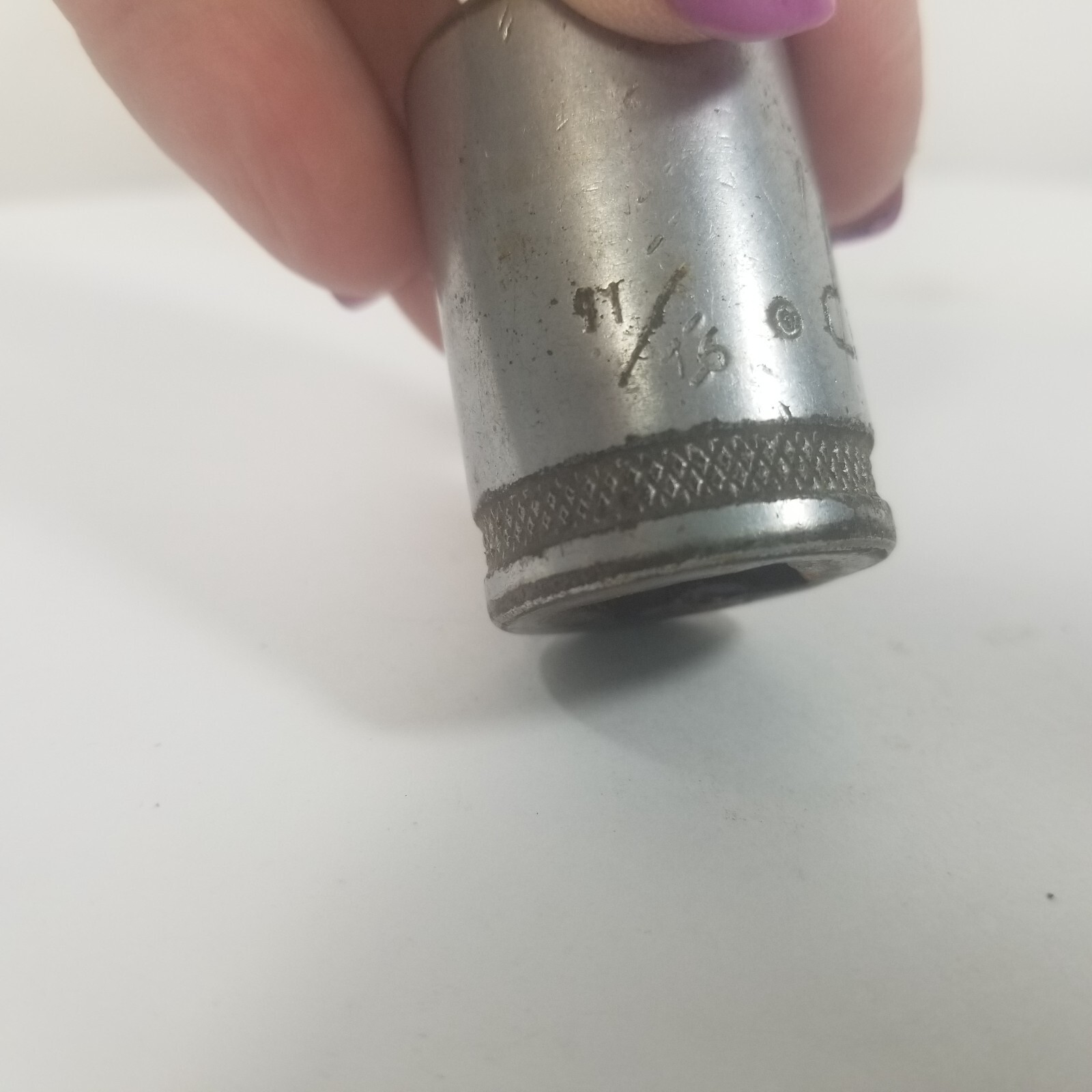 Craftsman 11/16in 1/2 drive 12pt Socket Knurled