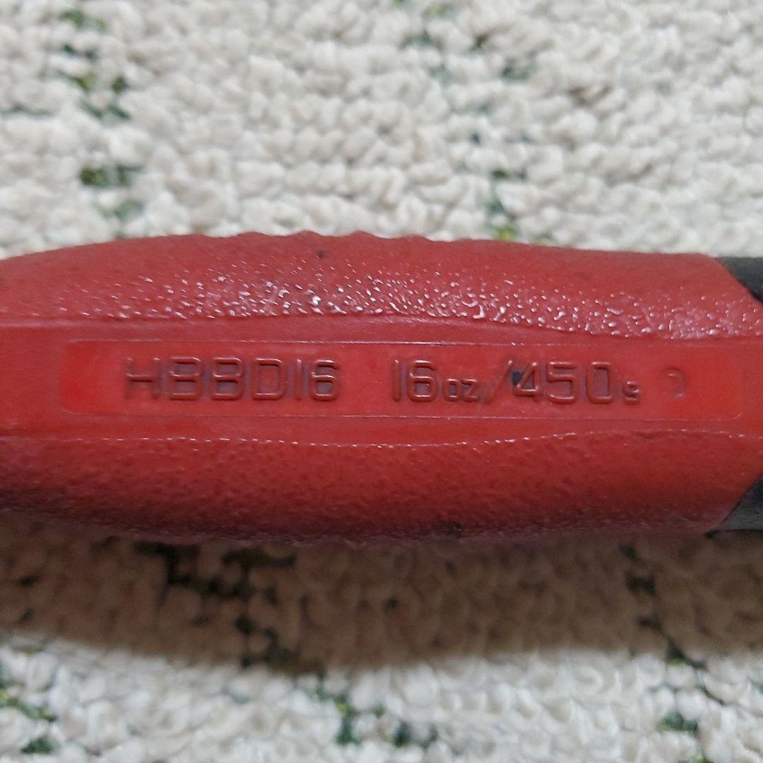 Snap-on HBBD16 16oz / 450g Soft Grip Dead Blow Hammer [Used]