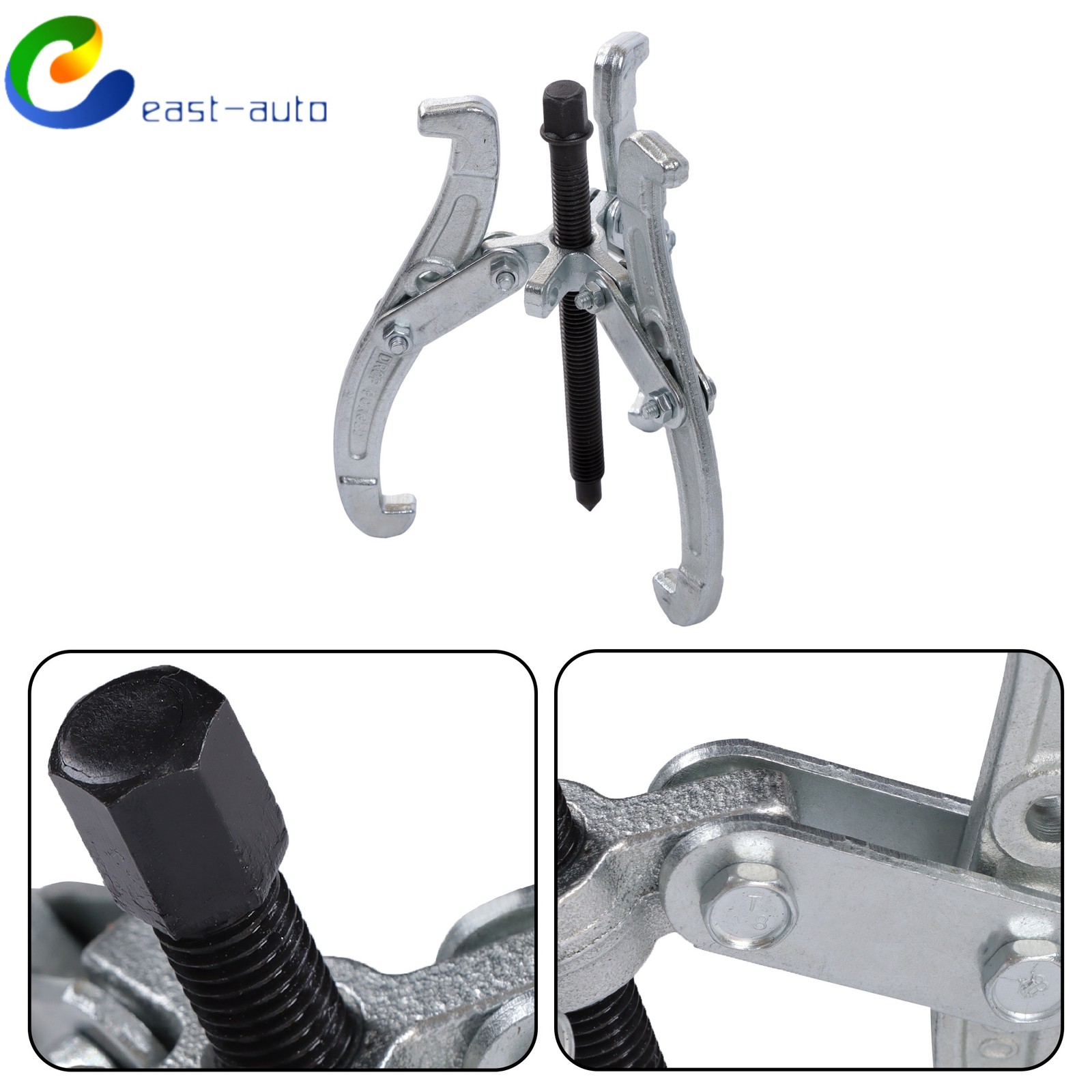 3Pcs 3 Jaw Gear Puller Set Gear Pulley Bearing Puller 3 in/4 in/6 in