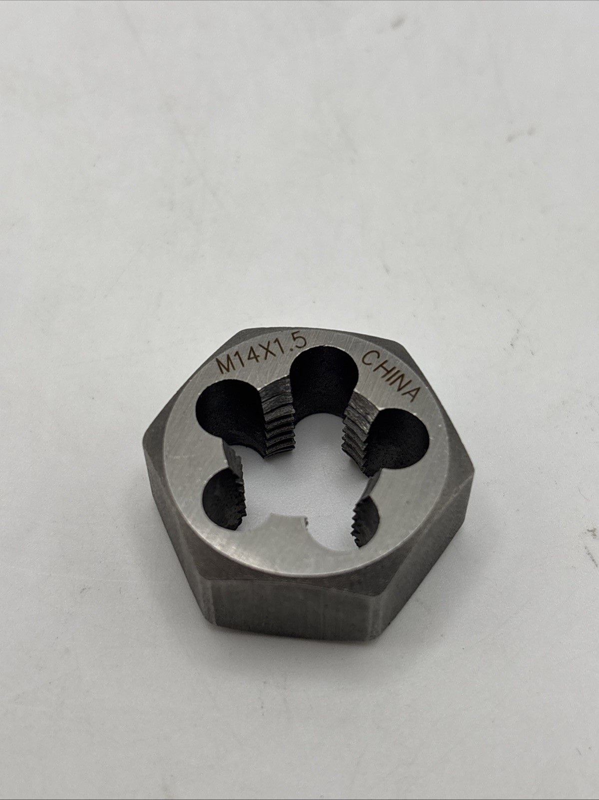 Drill America M14 x 1.5 Hex Die Carbon Steel Threading Tool DWTMHX14X1.5
