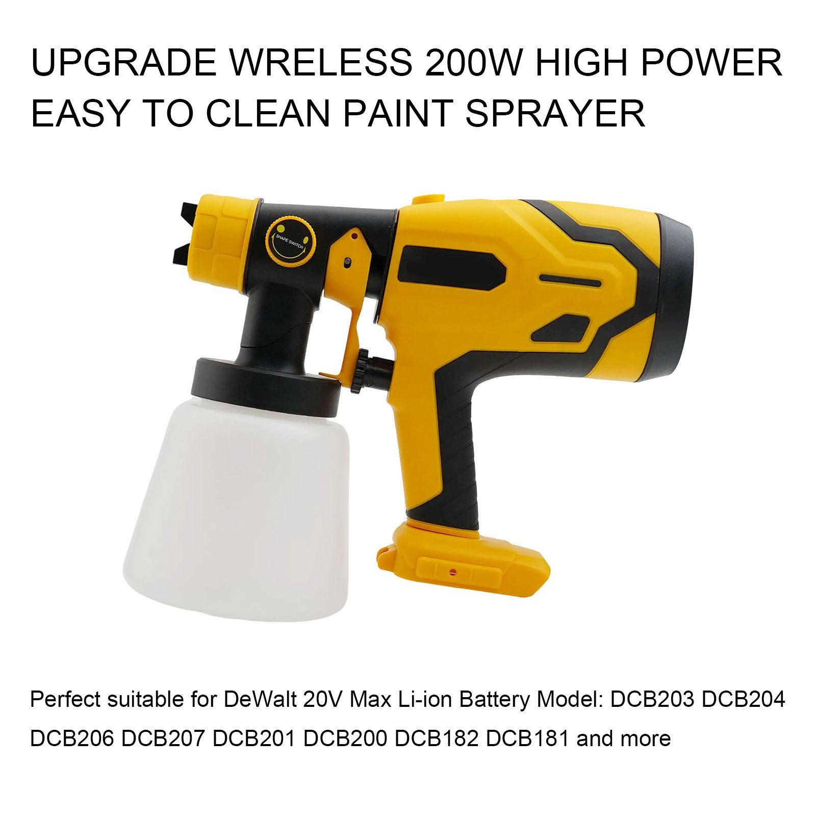 Able to Handle Various Projects Cordless Electric Paint Sprayer Available