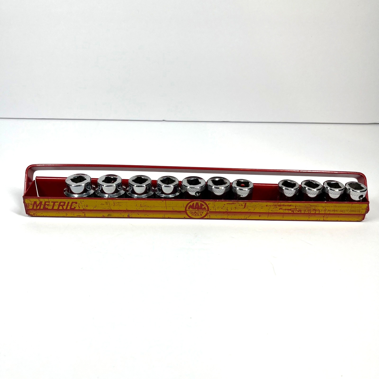 MAC Tools 3/8″ Drive 11- Piece Metric 6-Point Chrome Socket Set