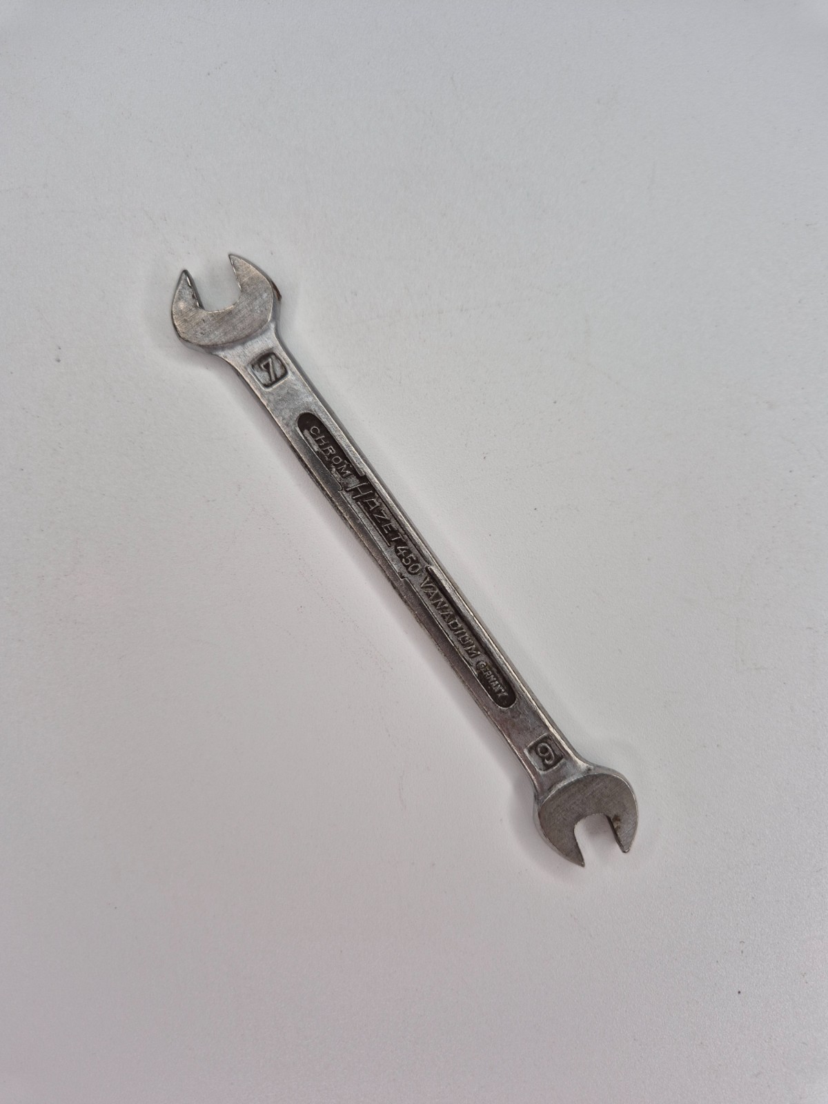 HAZET No. 450 Open End Wrench 6x7mm Open End Wrench Spanner Tool Germany