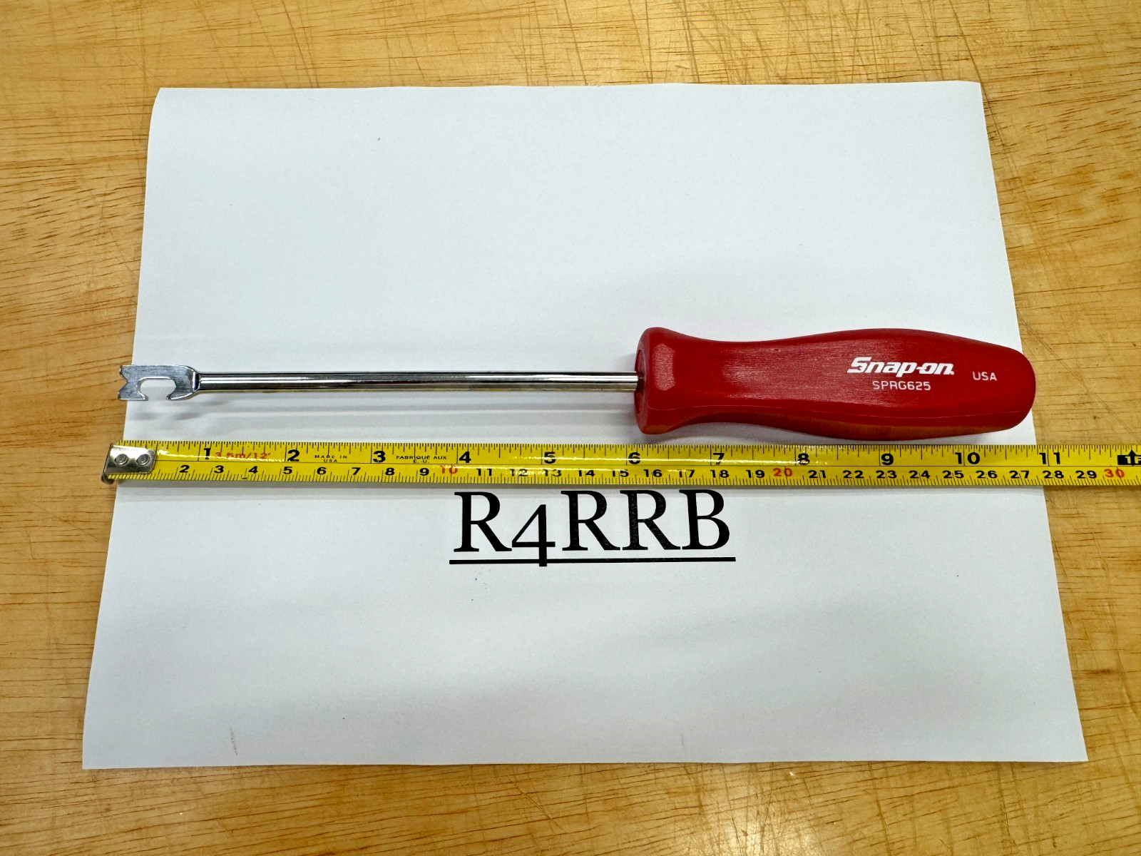 Snap-on Tools USA NEW RED HARD GRIP 13/32″ Blade Push Pull Spring Tool SPRG625R
