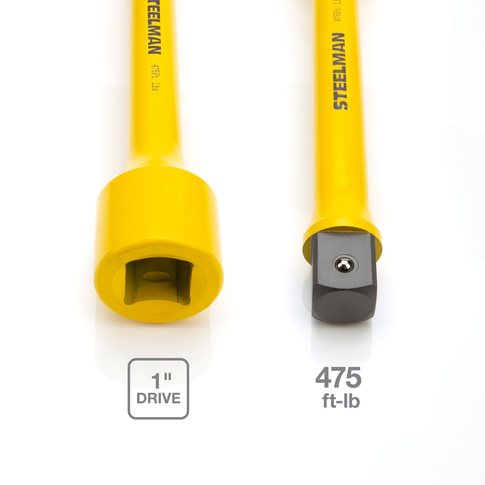 Steelman 1 in. Drive Yellow 475 ft-lb Torque Extension 60164