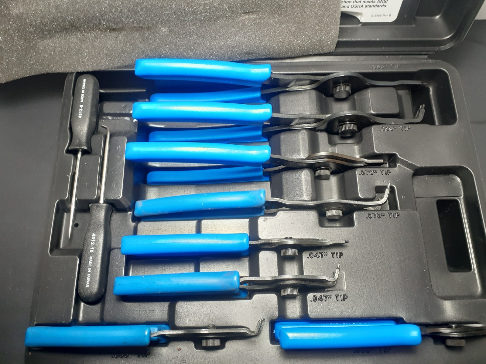 Stinger Snap Ring Pliers Set