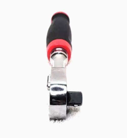 New Snap-on™ 3/8″ Drive Red Soft Grip Chrome 9″ Ratchet FH80 Dual 80 Tech